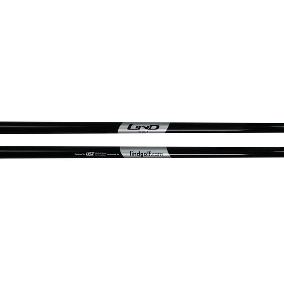Lind Golf by UST Premium Graphite Iron Shaft .370", Regular/Stiff Flex, Black