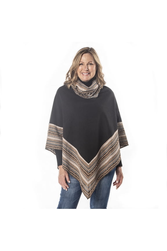 Fleece Sweater Knit Cozy Coat Poncho