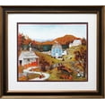 thumbnail image 1 of Linda Nelson Stocks "Gathering the Pumpkins" FRAMED Art Generic, 1 of 3