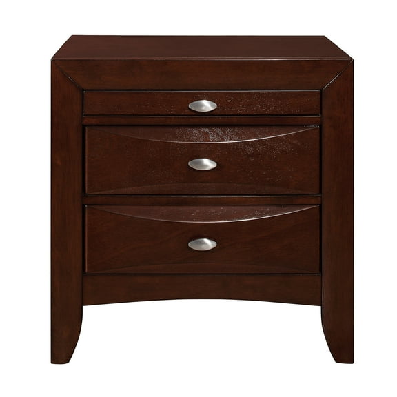 Global Furniture USA Linda Merlot Contemporary Nightstand, 1 Pc.