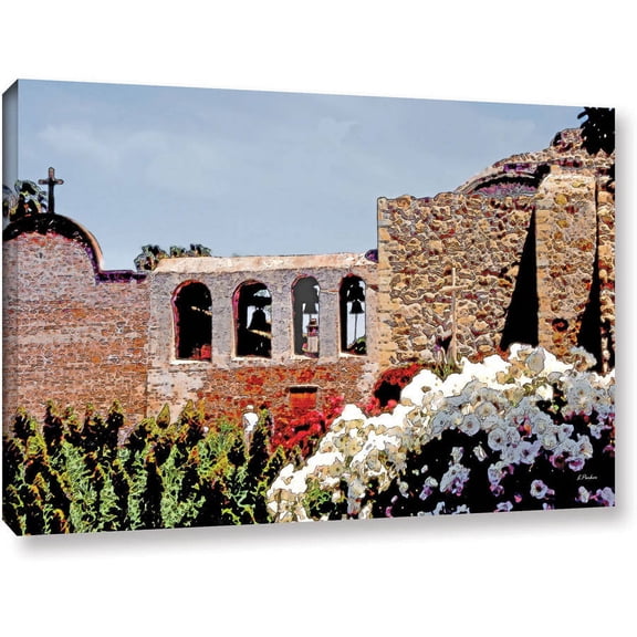 Linda Parker "Bells Of Mission San Juan Capistrano" Gallery-Wrapped Canvas