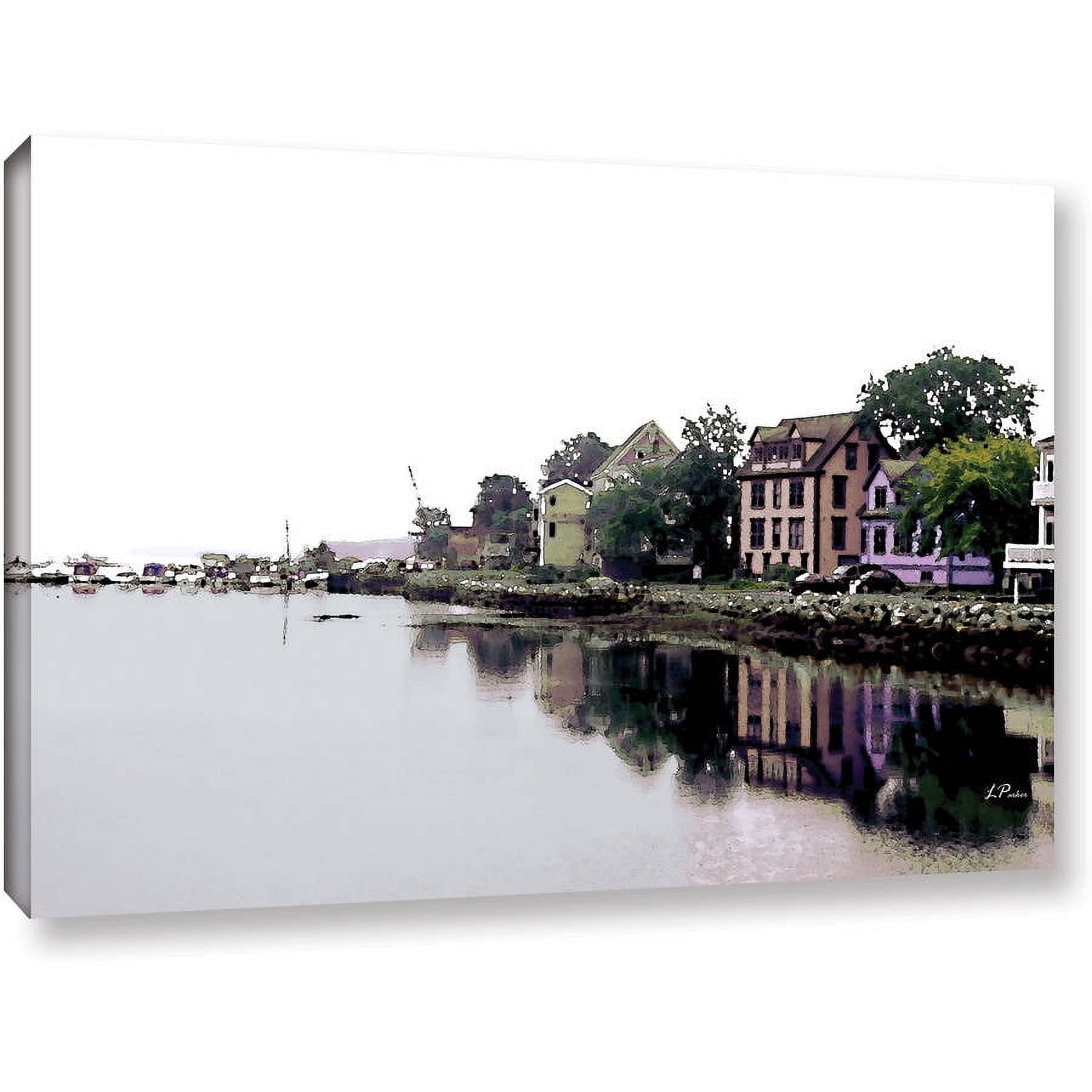 Linda Parker "Fishing Village, Nova Scotia" Gallery-Wrapped Canvas