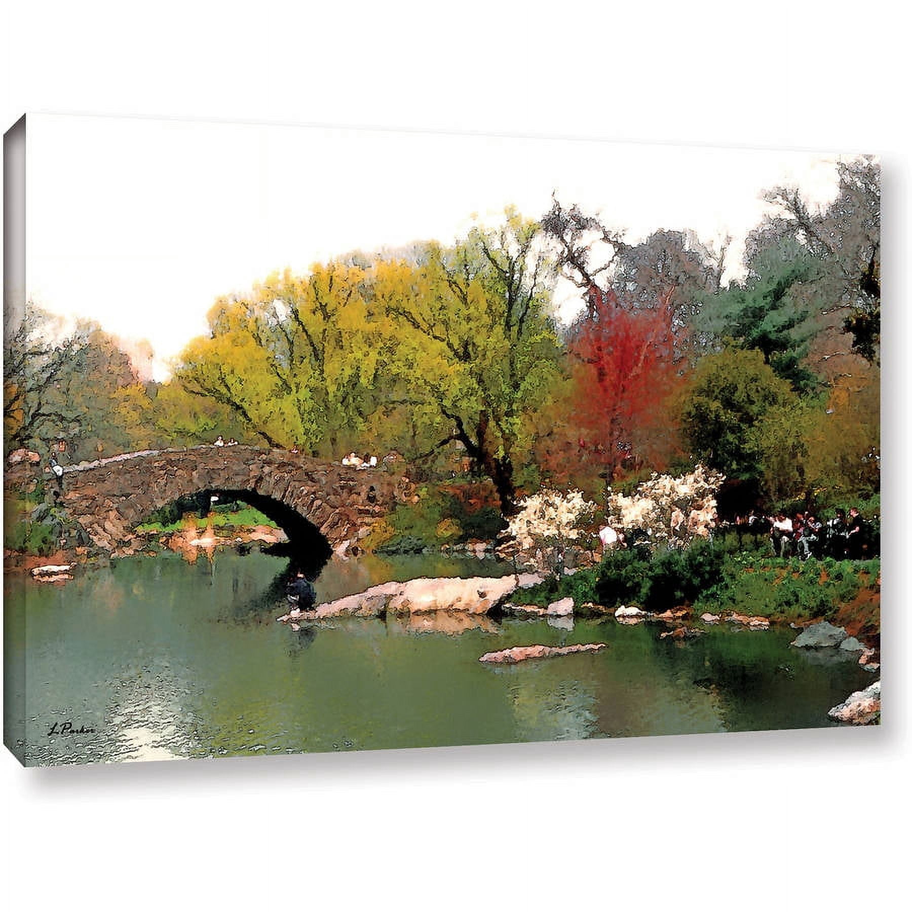 Linda Parker "Saturday Central Park" Gallery-Wrapped Canvas