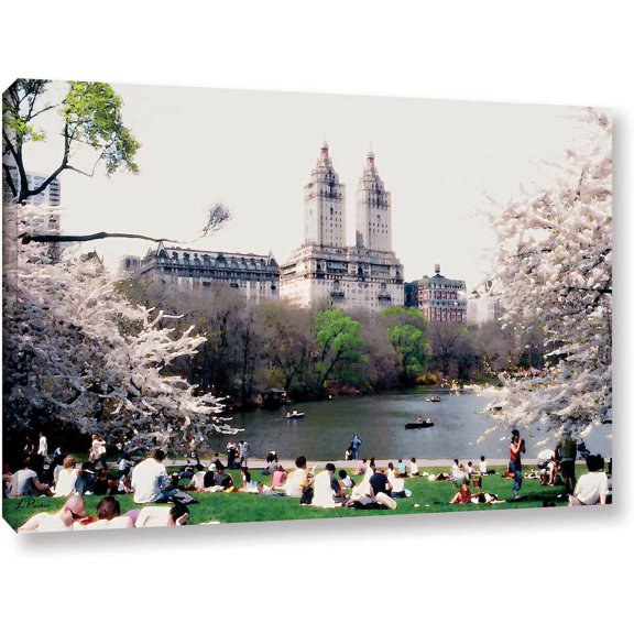 Linda Parker "The Dakota and Central Park" Gallery-Wrapped Canvas