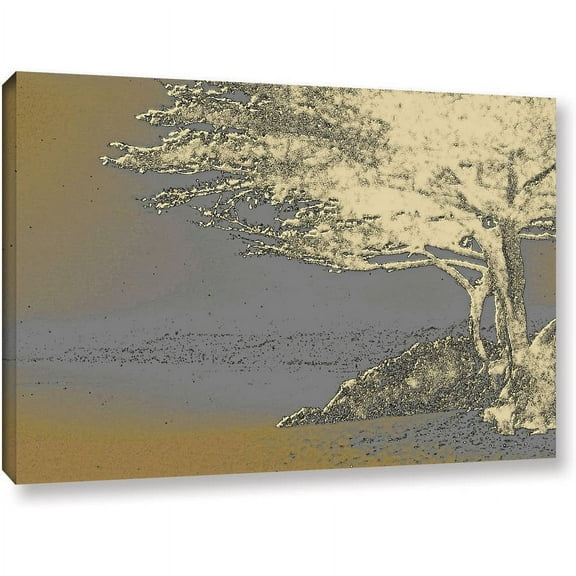 Linda Parker "Tree On Beach" Gallery-Wrapped Canvas