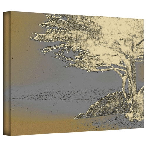 Linda Parker "Tree On Beach" Gallery-Wrapped Canvas