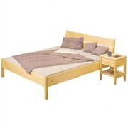 Linda Sleigh Solid Wood Bed Natural
