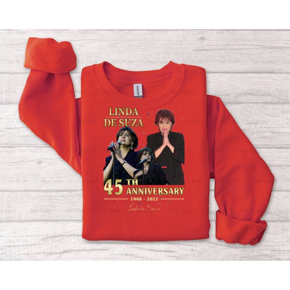 Linda de Suza Portuguese French Singer 45th Anniversary Fan,T-Shirt, SW, Hoodie Unisex, up to 5XL