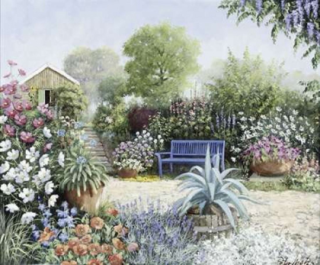 Lindas Garden Canvas Art - Peter Motz (20 x 24)