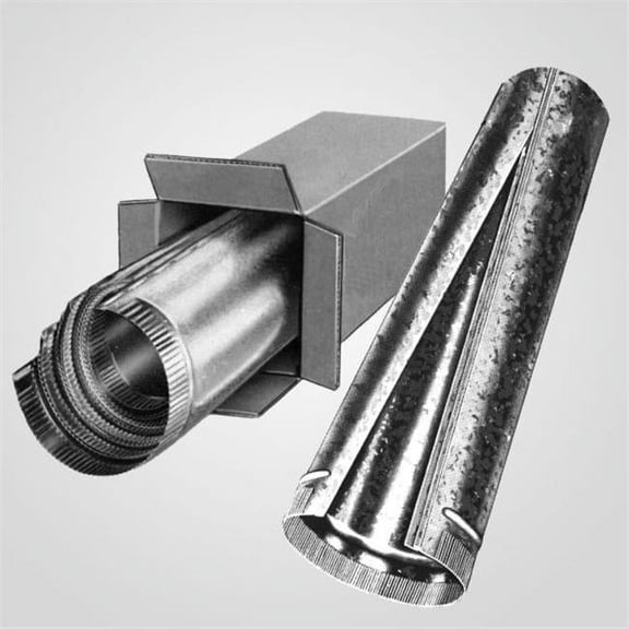 Lindemann 350105 5 x 24 Inch Galvanized Pipe
