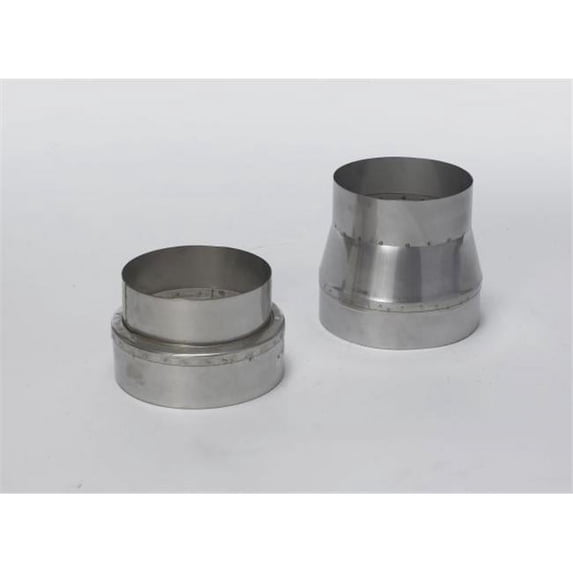 Lindemann 350304 4 to 5 Inch Galvanized Adapter - No Crimp