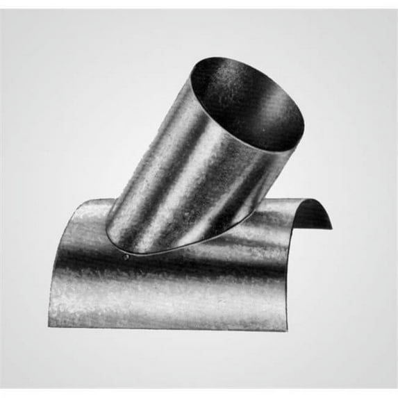 Lindemann 350406 6 Inch x 45 Degree Galvanized Vent Saddle