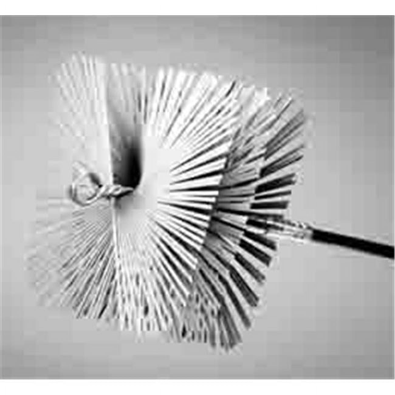 Lindemann 562222 12 x 12 Inch Flat Wire Chimney Brush ButtonLok