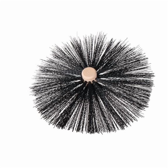 Lindemann Chimney F12B ButtonLok Wood Core Poly Brushes, Black - 12 in.