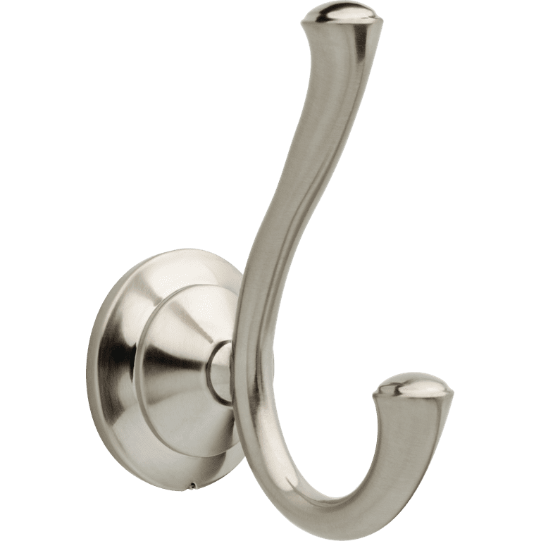 Linden Double Robe Hook in Stainless Steel