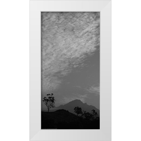 Linden, Sally 14x24 White Modern Wood Framed Museum Art Print Titled - Upon the Mountain