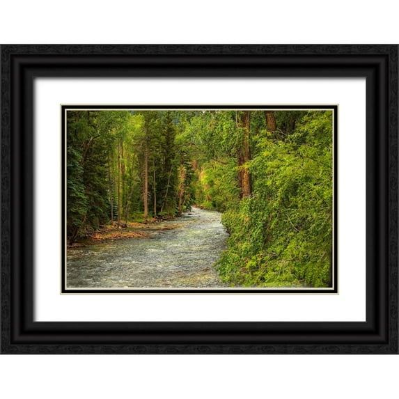 Linden, Sally 18x13 Black Ornate Wood Framed with Double Matting Museum Art Print Titled - Hope This Is Refreshing