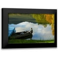 thumbnail image 1 of Linden, Sally 24x17 Black Modern Framed Museum Art Print Titled - Lake Reflection, 1 of 5