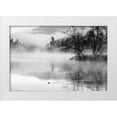 thumbnail image 1 of Linden, Sally 24x17 White Modern Wood Framed Museum Art Print Titled - Fog On The Lake 2, 1 of 4
