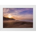 thumbnail image 1 of Linden, Sally 24x17 White Modern Wood Framed Museum Art Print Titled - Morning Beach Walk, 1 of 4