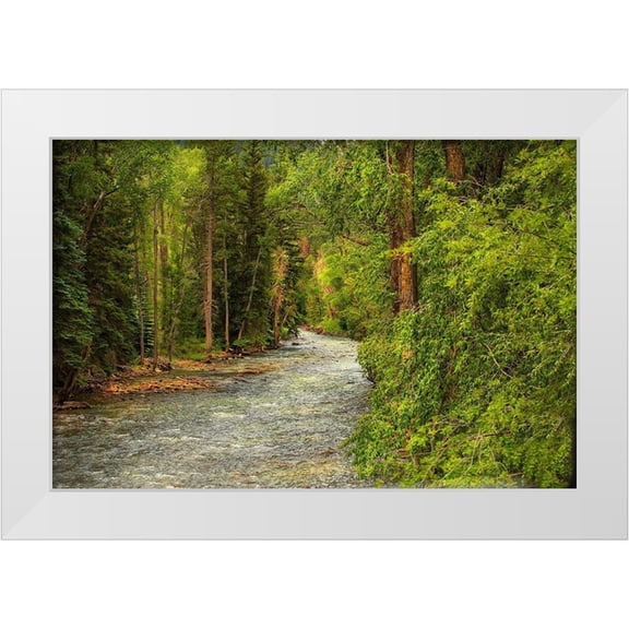 Linden, Sally 32x23 White Modern Wood Framed Museum Art Print Titled - Hope This Is Refreshing