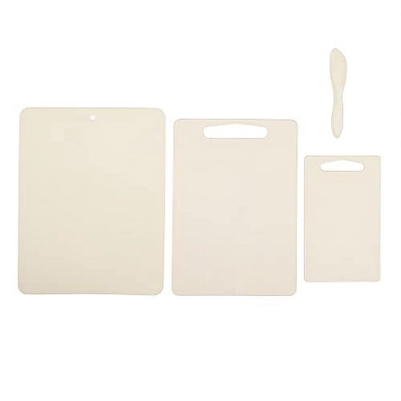 Linden Sweden - Bio Cutting Boards Set of 3, Eco-friendly Kitchen Accessories - Perfect for Cutting Meat, Bread, Clear - 14 1/2 x 11 1/2, 13 1/4 x 9, 9 1/4 x 6