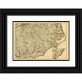thumbnail image 1 of Lindenkohl 24x18 Black Ornate Wood Framed with Double Matting Museum Art Print Titled - North Carolina - Lindenkohl 1865, 1 of 4