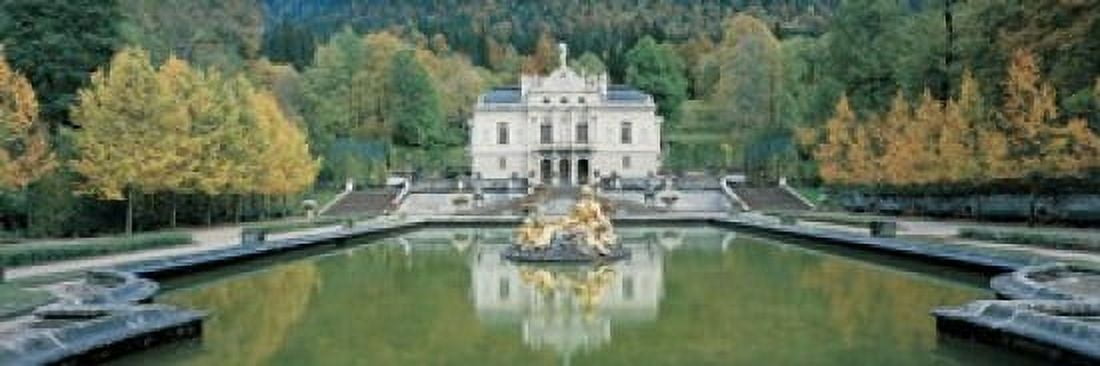Linderhof Castle Germany Canvas Art - Panoramic Images (18 x 6)