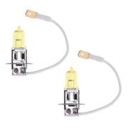 Lindmeyers H3 Halogen 100W Yellow Automotive Bulb Pack of 2