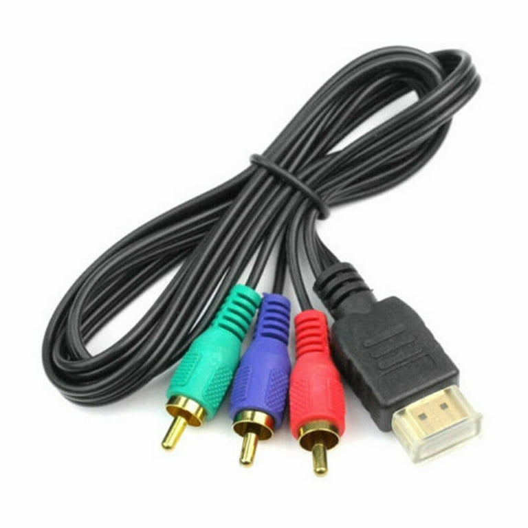 Lindmeyers HDMI to RCA Cable HDTV Adapter Connector Cable TV Signal  Converter 3-Feet Long