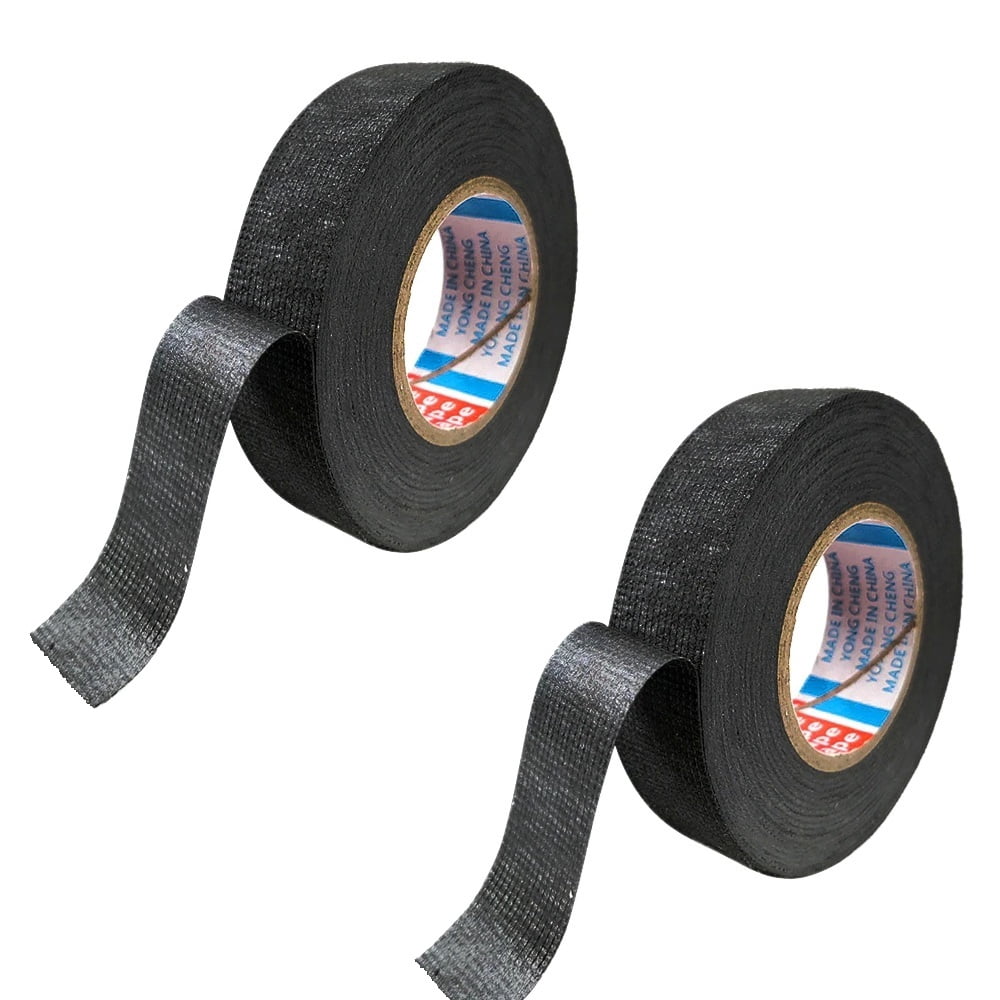 Lindmeyers Heat-Resistant Adhesive Tapes Flame-Retardant Cloth Sticky Fabric, Black