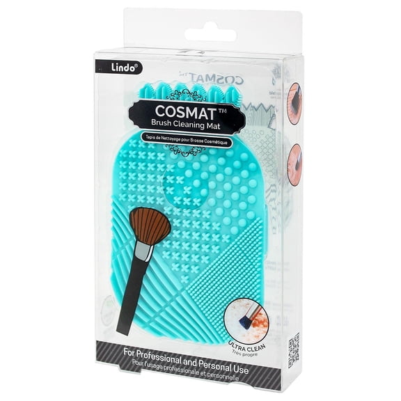 Lindo CosMat Silicone Makeup Brush Cleaning Mat-Green