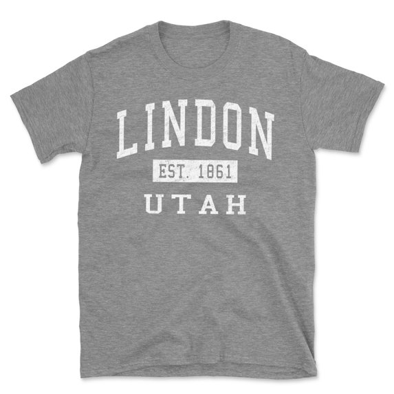 Lindon Utah Classic Established Men's Cotton T-Shirt