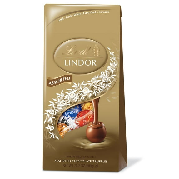 CHOCOLATE LINDT LINDOR TRUFFLES SURTIDO 600 GRAM - GRM