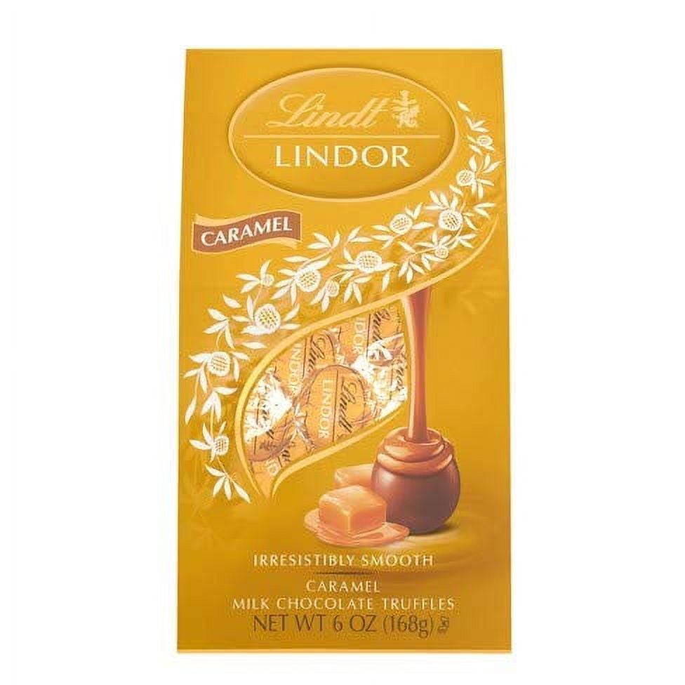 Lindor Irresistibly Smooth Caramel Milk Chocolate Truffles 6oz Bag ...