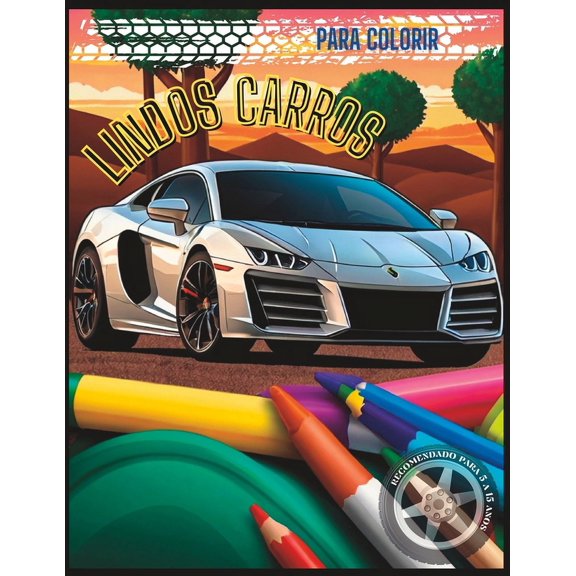 Lindos Carros: Para Colorir (Paperback)