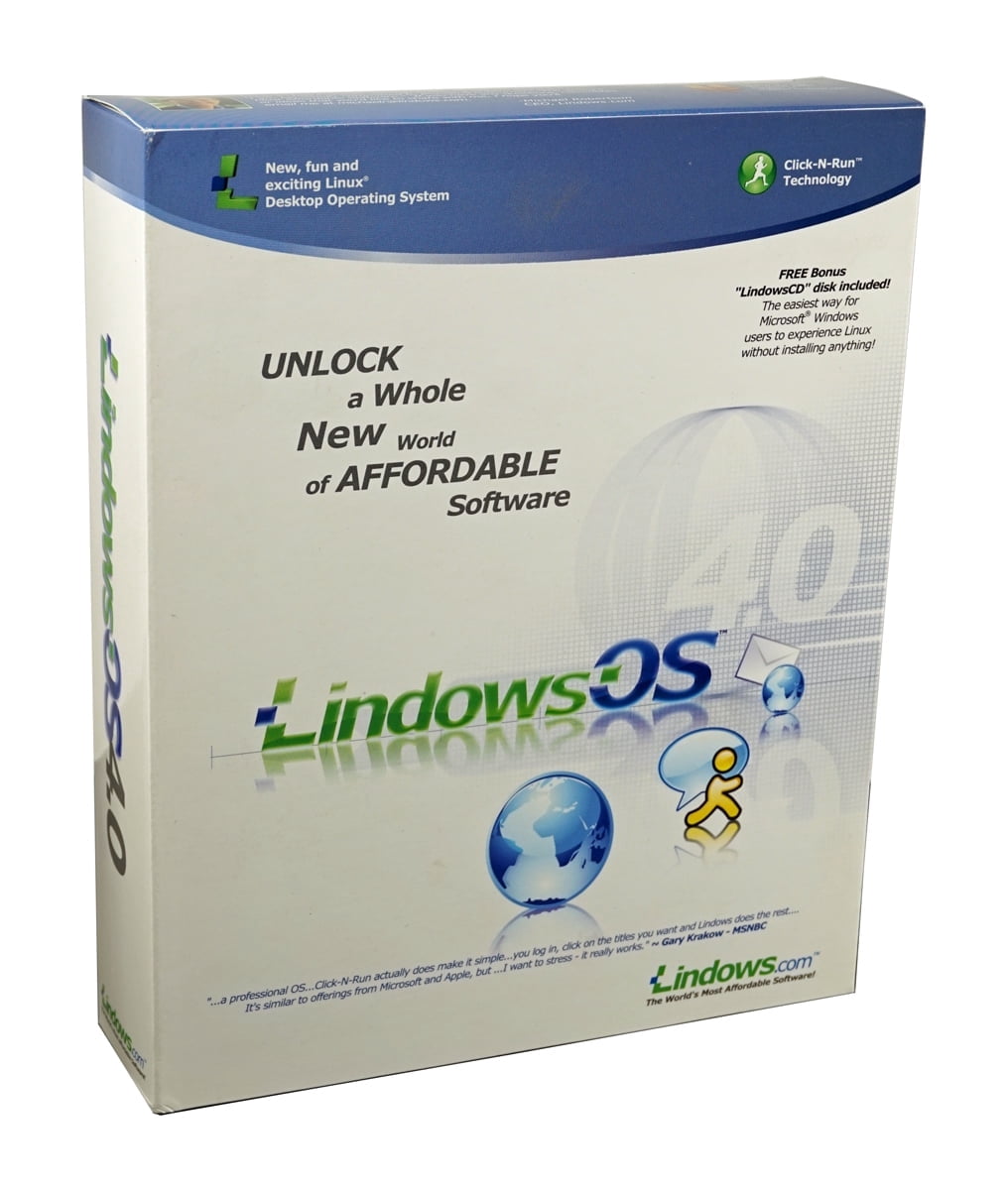 Lindows OS 4.0 - Classic Linux Windows Operating System Software 2003 ...