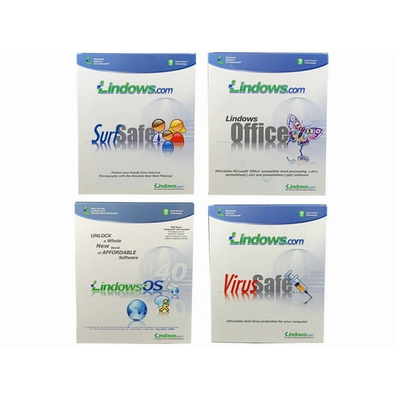 Lindows OS 4.0 Complete Software Suite - Classic Linux Windows Operating System 2003