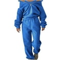 thumbnail image 1 of Lindreshi 2 Piece Sweat Suits for Women Women's Two-Piece Sweatshirt and Pants with Brushed Fleece for Sports Comfort, Street Fashion and Leisure Two-Piece Set, 1 of 5