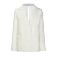 thumbnail image 1 of Lindreshi Blazers for Women Business Casual Women's Casual Lightweight Blazer Open Front Lapel Long Sleeve Jacket Work Office Blazer for Daily/Work, 1 of 8