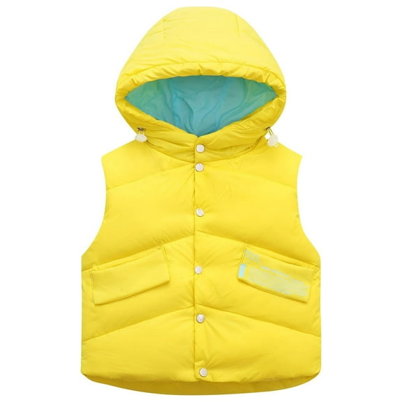Lindreshi Boys Winter Coat Clearance Toddler Baby Girls Winter Windproof Coat Hooded Warm Outwear Waistcoat