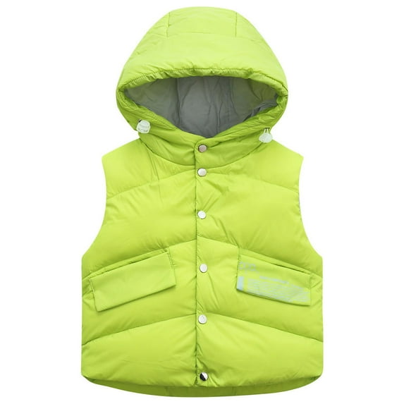 Lindreshi Boys Winter Coat Clearance Toddler Baby Girls Winter Windproof Coat Hooded Warm Outwear Waistcoat