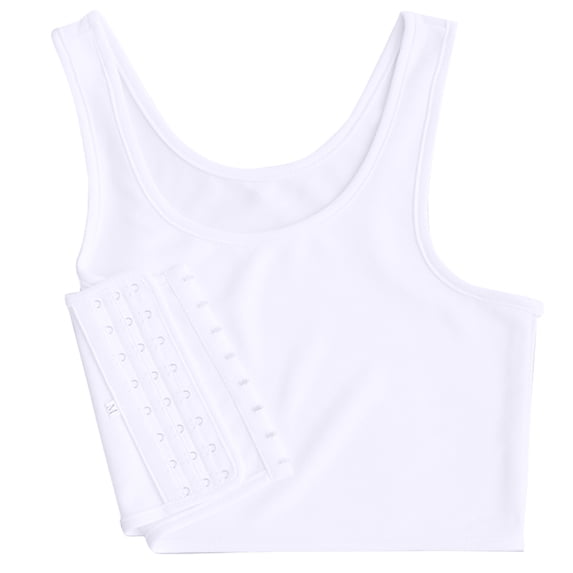 Lindreshi Bras for Women Fashion Compression Chest Binder Women Sleeveless Vest Short Tank Tops