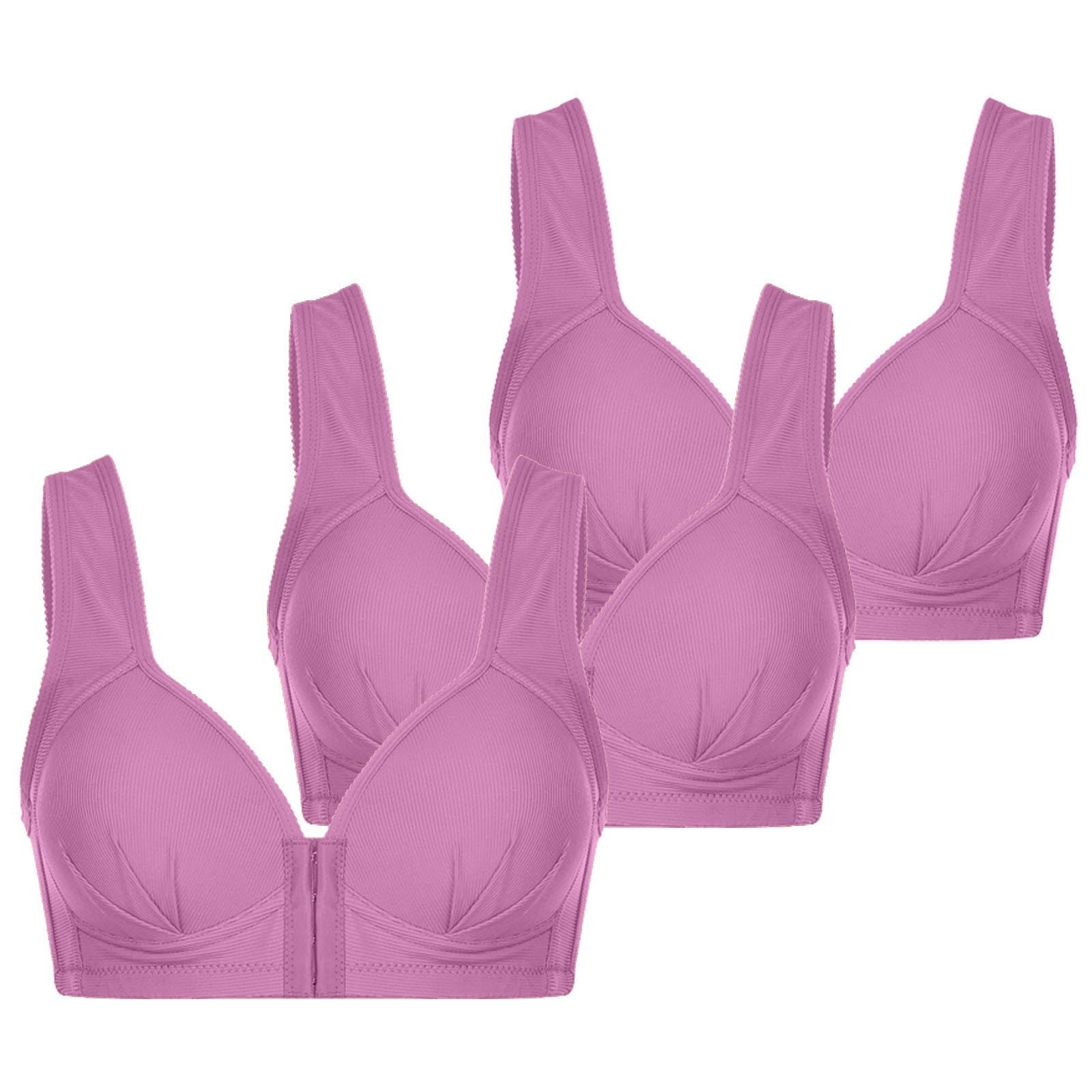 Lindreshi Bras for Women Front Closure 3 pack 3pcs Woman's Fashion Plus ...