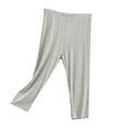 thumbnail image 1 of Lindreshi Capri Leggings for Women Clearance Women's Casual Fashion Solid Color Three-quarter Shorts Thin Loose Large Size Home Pants for Sports and Can Be Worn Outside, 1 of 4