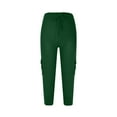 thumbnail image 1 of Lindreshi Capri Leggings with Pockets Women Workout out Leggings Stretch Waist Button Pocket Yoga Gym Cropped Trousers, 1 of 7