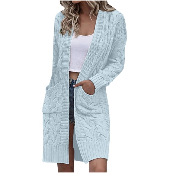 Lindreshi Cardigan Sweaters for Women Women's Loose Checkered Color Matching Knitted Cardigan Fashion Sweater Women's Coat
