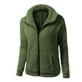 thumbnail image 1 of Lindreshi Cardigan Sweaters for Women Women's Solid Color Pol Sweater Long Sleeve Hooded Casual Coat/Jacket, 1 of 2