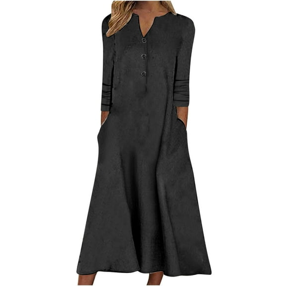 Lindreshi Fall Dresses for Women Homecoming Dresses Fashion Women Casual Sexy Round Neck Printing Summer Short Sleeve Pockets Dress