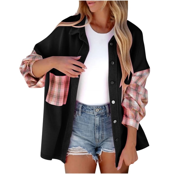Lindreshi Fall Jackets for Women Quilted Women's Printed Cardigan Jacket Zippered Jacket Long Sleeved Casual Jacket Jacket